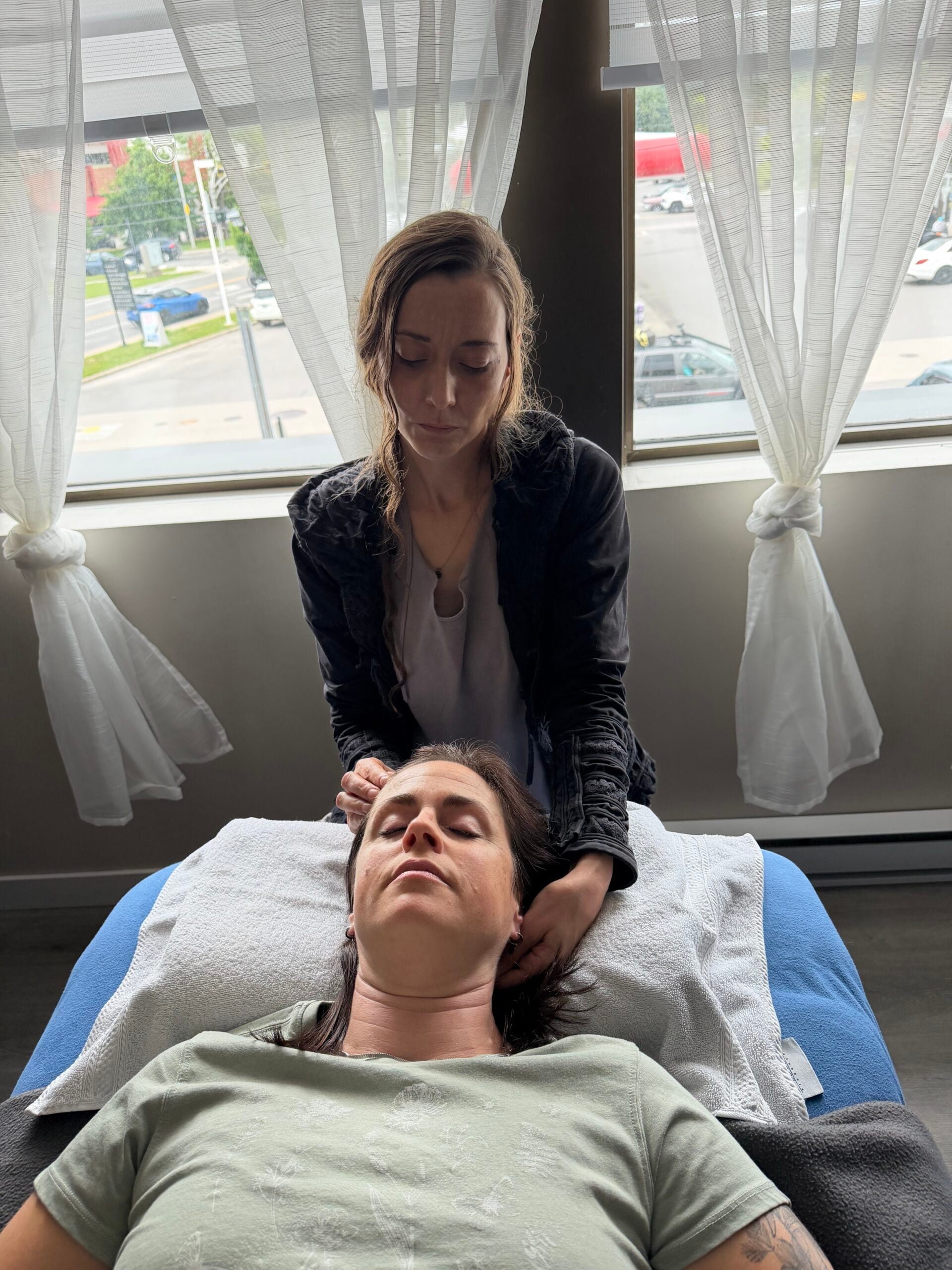 Claudia Sicotte lors d’une séance de polarité